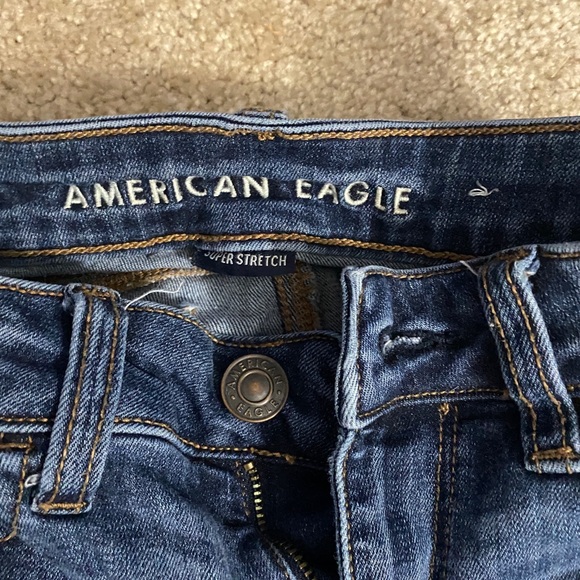 American Eagle Jegging Size 0 Medium/Light Wash - Picture 4 of 6